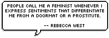 People call me a feminist